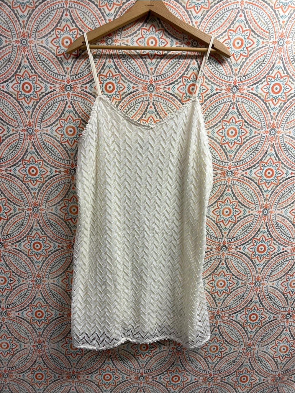 Aerie - Cream Soft Sweater texture lined night gown